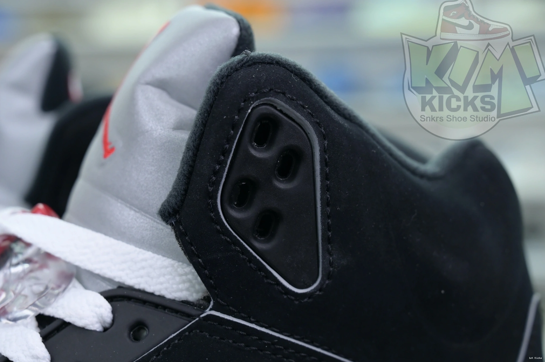 5“BLACK Kimikick Jordan 1856 REIMAGINED” Jordan AllSeason METALLIC Air 0113